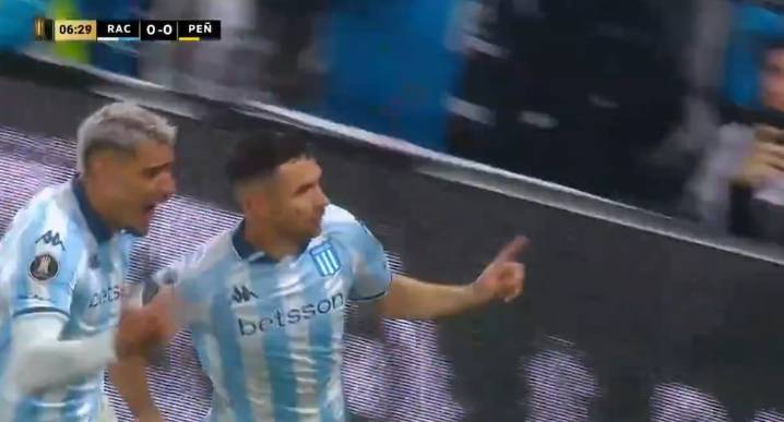 GOL de Maravilla Martínez con Racing vs. Peñarol por Copa Libertadores 
