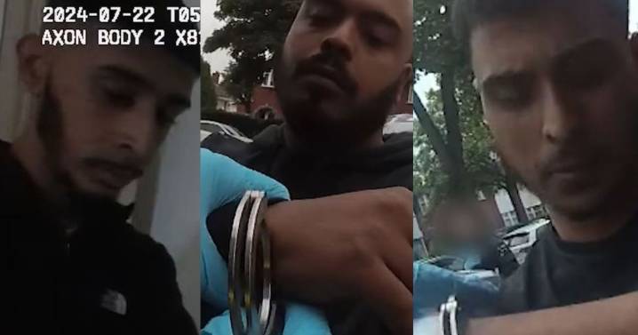 Moment brothers arrested after man 'chased down and killed' in Normacot alleyway
