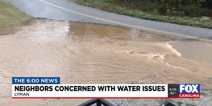 Neighbors concerned with water issues in Lyman