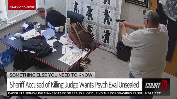 Sheriff Accused of Killing Judge Wants Psych Eval Unsealed