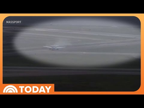 Video Shows JetBlue Plane Veering Off Logan Airport Runway