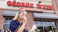 How many free burgers did George Webb give away…