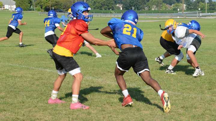 Video: Jefferson football training camp