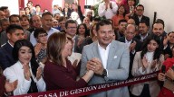 Armenta Mier niega favoritismos para la alcaldía de Puebla, tras asistir a evento de Laura Artemisa