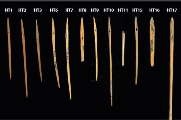 En el México prehispánico temprano, se  trabajó el marfil para elaborar artefactos