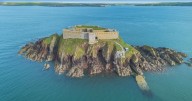 Private Welsh island with stunning fort and helipad could be yours for £3m
