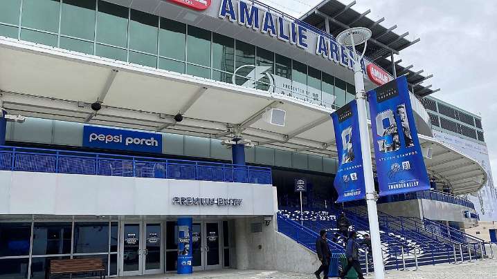 Lightning hockey arena now Benchmark International Arena