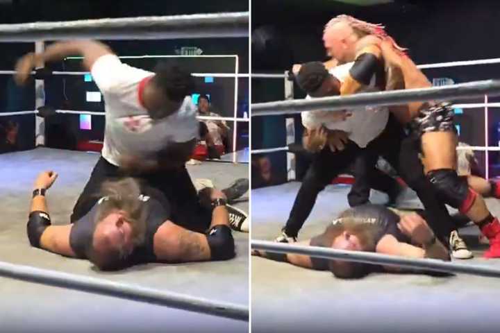 UFC icon Rampage Jackson's son savagely attacks wrestler who was rushed to hospital after brutal onslaught is streamed
