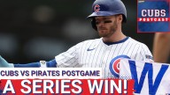CUBS POSTCAST: Dansby Swanson drives in 2 of the Chicago Cubs 4 runs, leads them to a series VICTORY