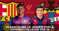 FC Barcelona vs. Levante EN VIVO GRATIS: cuándo es, fecha, a qué hora es, canal TV, cómo y dónde ver online en directo por LaLiga 2025