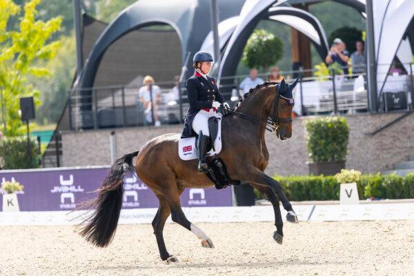 European Dressage Championships freestyle times for British riders