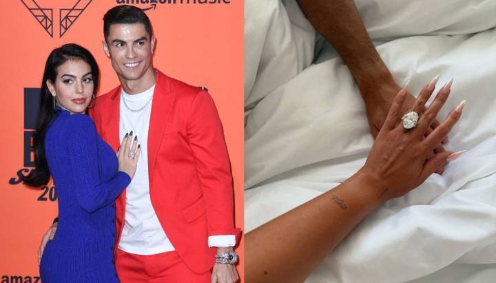 Informan "el precio real" del anillo de compromiso que Cristiano Ronaldo le entregó a Georgina