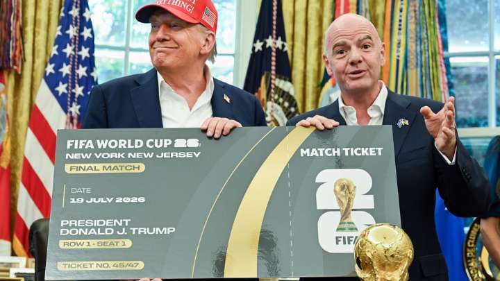 Trump e Infantino armaron su show para el sorteo del Mundial