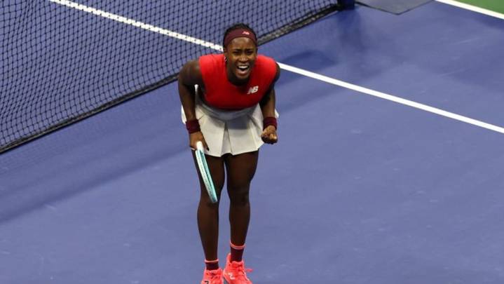 Teary Gauff overcomes serving woes to beat Vekic at US Open