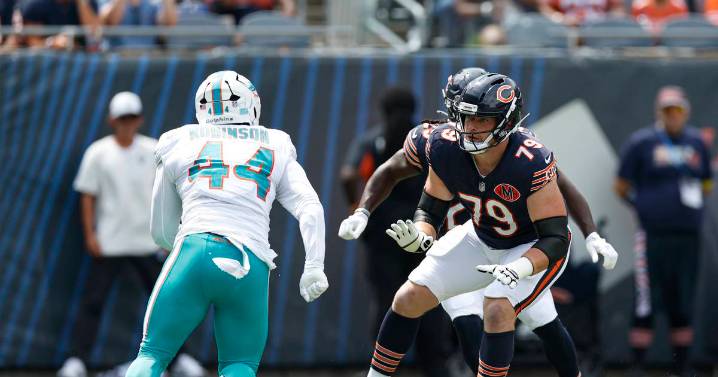 Bears training camp: Theo Benedet believes he’s put himself in contention for left tackle job