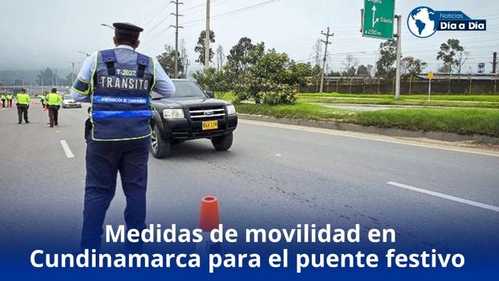 Medidas de movilidad en Cundinamarca para el puente festivo