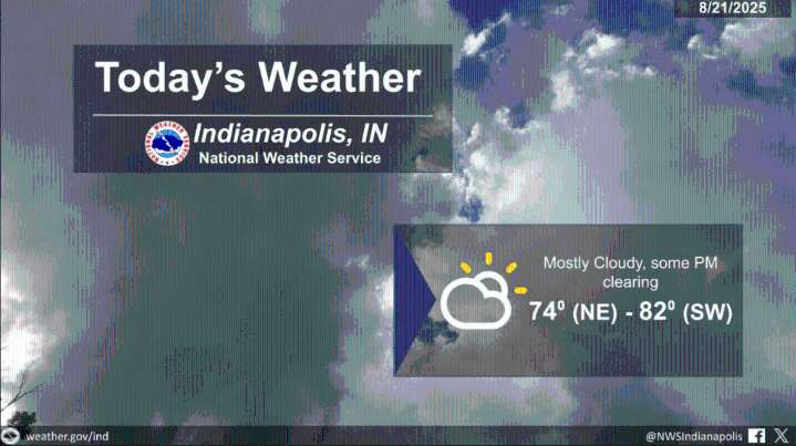 NWS: Cooler Temperatures to Linger in Indiana