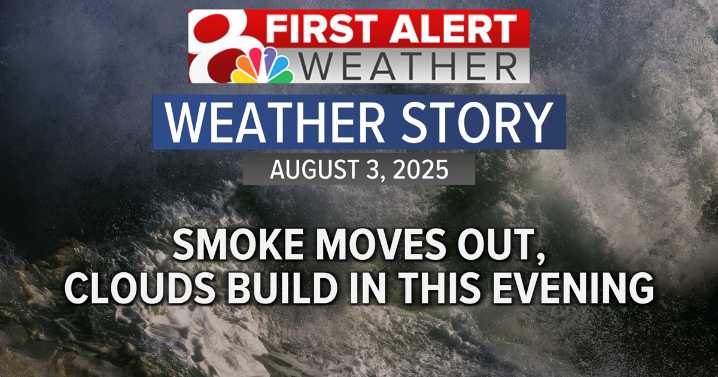 Forecast: Smoke clears out and clouds build in