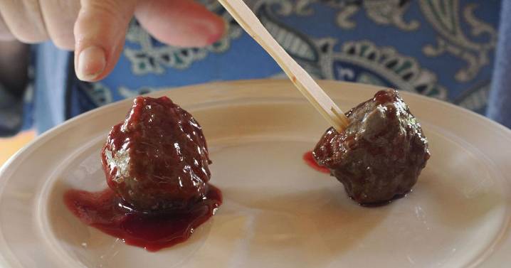 Meatballs, sauce and sorbet at UAF's Currant Festival