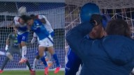 Figura de Millonarios terminó en el suelo con sangre en la cabeza, tras choque con rival