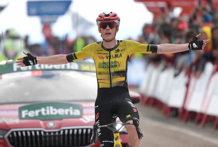 Vuelta a España: Vingegaard aprieta el puño en Valdezcaray y Traeen sostiene el liderato