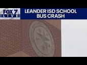 LIVE: School bus crash in Leander