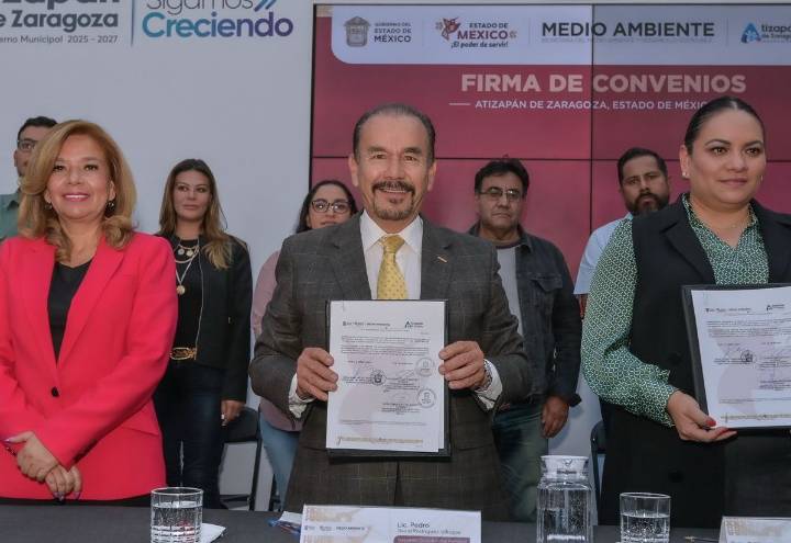 ATIZAPÁN FIRMA CON EL EDOMÉX ALIANZA POR EL MEDIO AMBIENTE