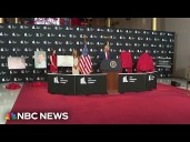 Trump announces he will host Kennedy Center Honors, hand