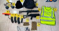 Desmantelado un grupo criminal dedicado a realizar 'vuelcos' de droga en la Región de Murcia