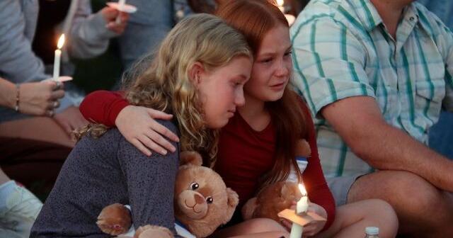 Minneapolis Catholic schoolchildren listened to a prayer, then ducked for cover from gunfire