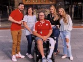 Paralyzed dad undergoes surgery to walk daughter down aisle