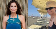 'Classy' Minnie Driver Stuns in Black Bikini: Photos
