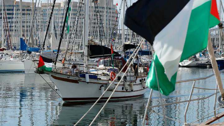 La Global Sumud Flotilla partirá este domingo desde el puerto de Barcelona rumbo a Gaza