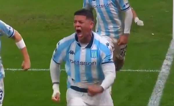 Gol anulado a Racing: así fue el tanto de Marcos Rojo y la falta que le cobraron