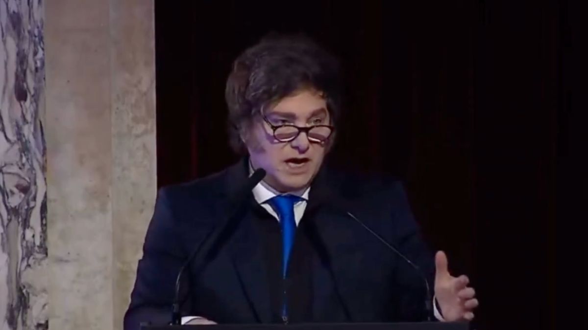 Milei, obsesionado con "Homo Argentum": elogios durante una conferencia internacional