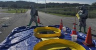 Hazardous material spills at automotive paint facility in Chattanooga