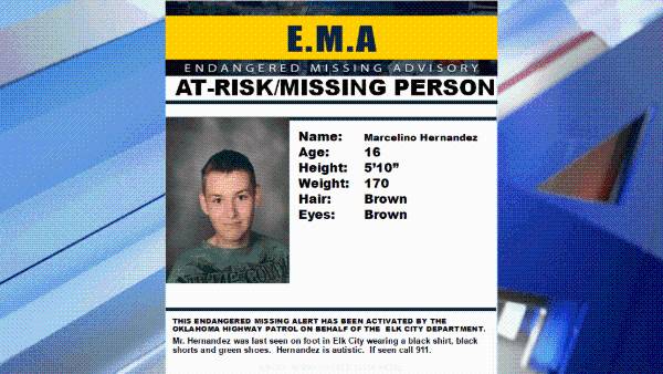 Endangered Missing Advisory issued for 16