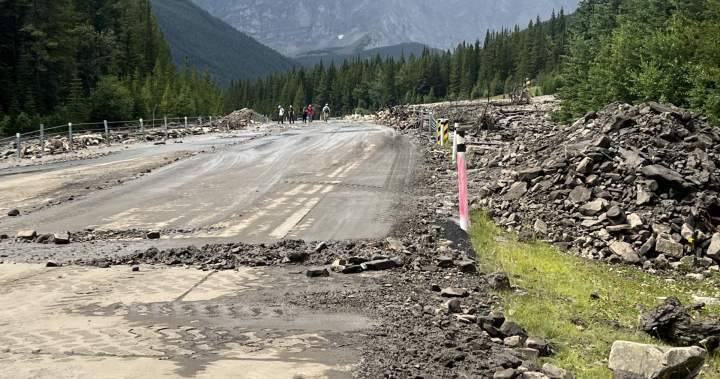 Mudslide shuts down a portion of highway in K