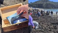 Premios de hasta $500 mil: furor en Caleta Lenga por influencer que enterró "cofres del tesoro"