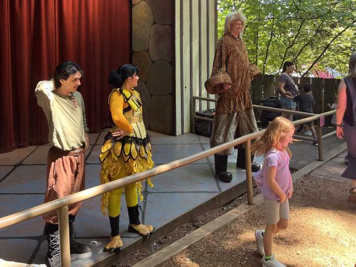 Actor at Enchanted Forest literally marks his 3,000th performance