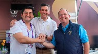 Presidente Santiago Peña se reúne con titular del Comité Olímpico Peruano en ASU2025