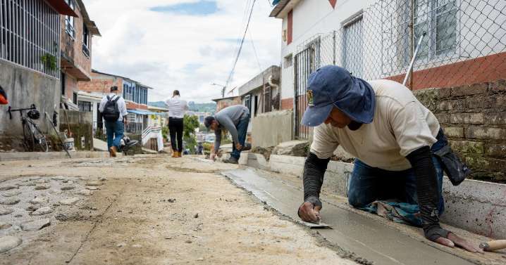 Vereda de Risaralda estrenará placas huellas: invirtieron $610 millones en la obra