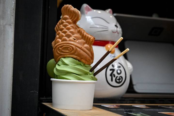 This might be the prettiest ice cream cone in all of Denver