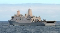 Sailors extinguish fire aboard USS New Orleans after 12