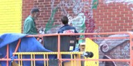 Artist turns Clark-Fulton walls into art as part of city