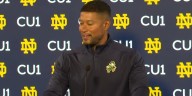 Notre Dame coach Marcus Freeman says his gut instincts helped him decide the starting quarterback