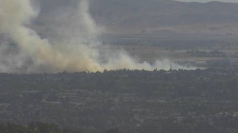 Vegetation fire on Highway 12 prompts evacuation orders in Fairfield