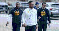 Black Notre Dame Star Fights Back Tears Crediting Marcus Freeman For Changing Racial Stigma Around School Tae Johnson talks about the culture shock at Notre Dame and how the quiet support of Marcus Fr
