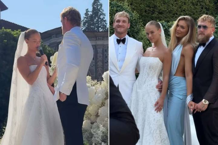 Logan Paul Marries Nina Agdal in Lavish Lake Como Wedding