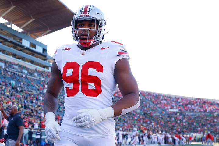 Ohio State defensive tackle says he’ll be ready for Week 1 after knee injury in fall camp